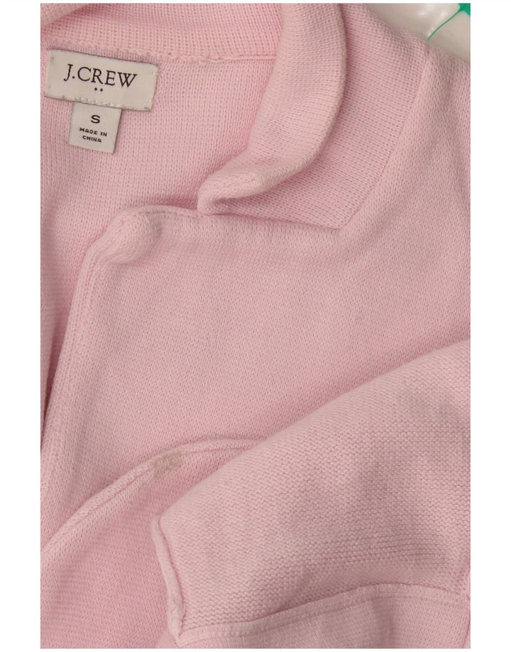 J. CREW Damen-Strickjacke in Übergröße, Gr. 10, klein, Rosa