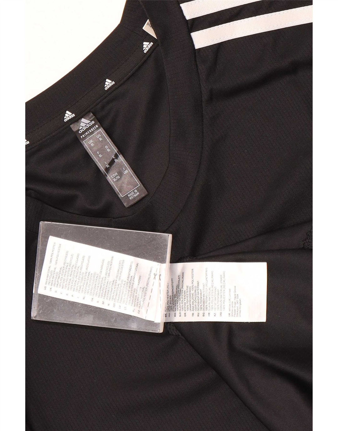 Adidas Herren Aeroready T-Shirt Top XL Schwarz Polyester