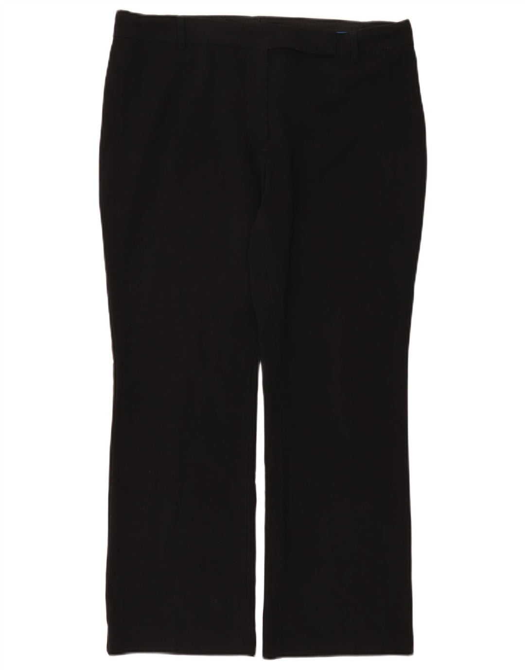 Marks & Spencer Damen Bootcut-Anzughose UK 14 Large W34 L28 Schwarz