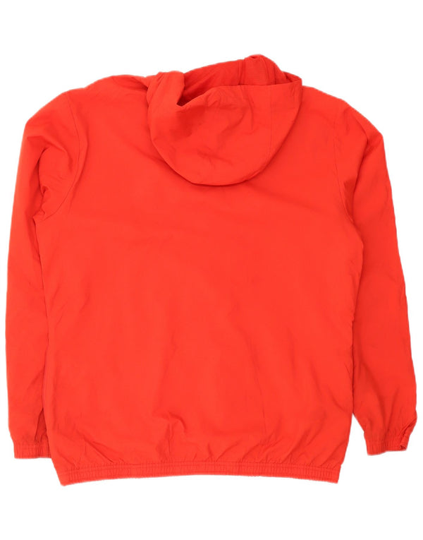 Puma Herren Berwick City Kapuzen-Trainingsanzug-Top-Jacke, großes rotes Polyester