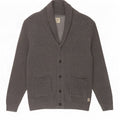 Jack & Jones Herren-Strickjacke, groß, graue Baumwolle