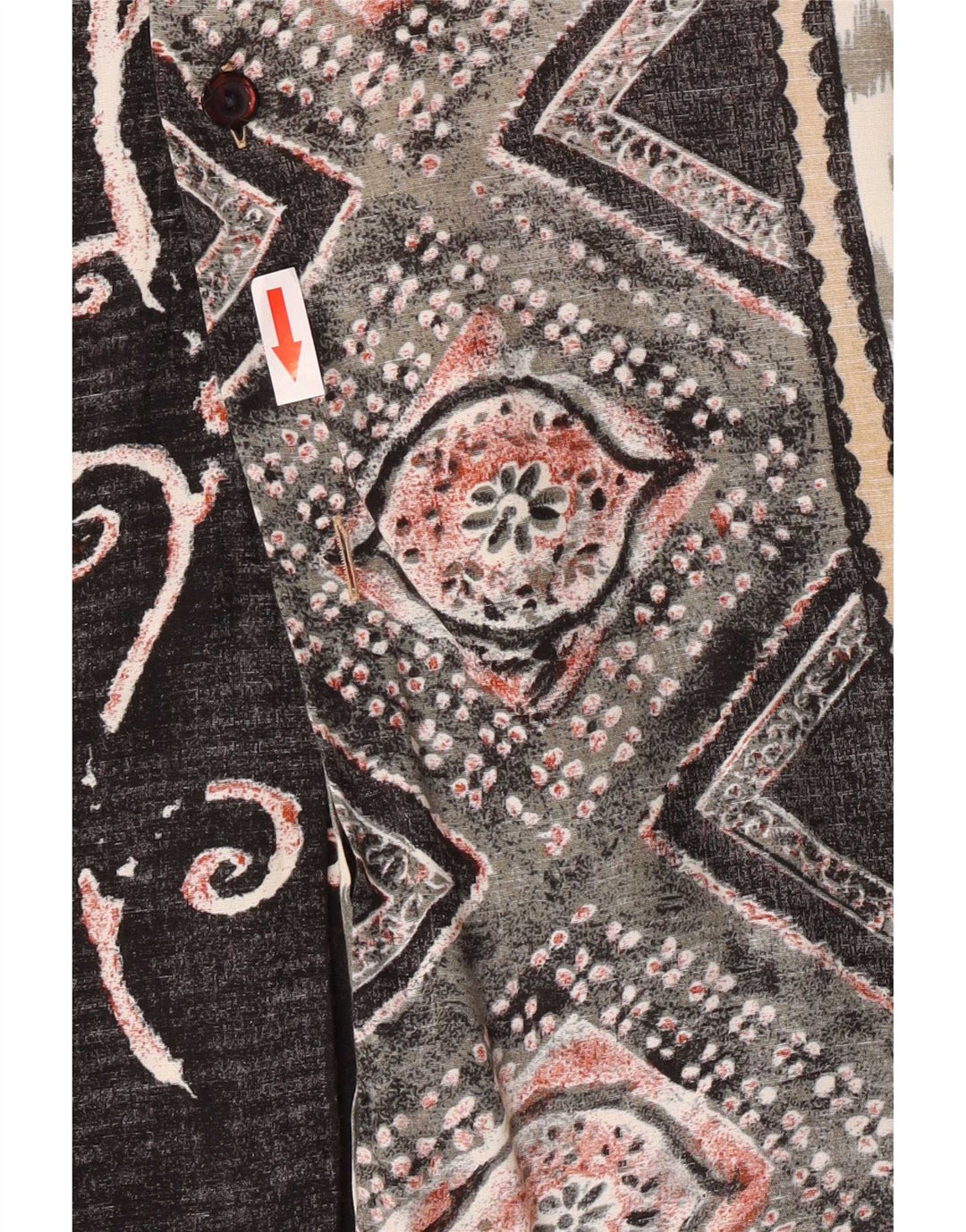 Imperial Herren Kurzarmhemd Medium Schwarz Patchwork