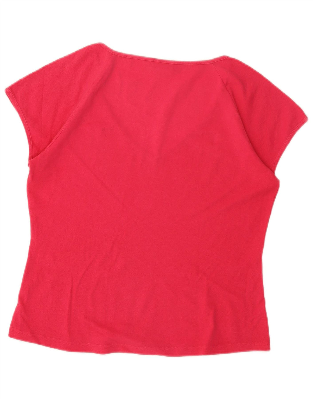 LACOSTE Damen T-Shirt Top Größe 44 Large Rot