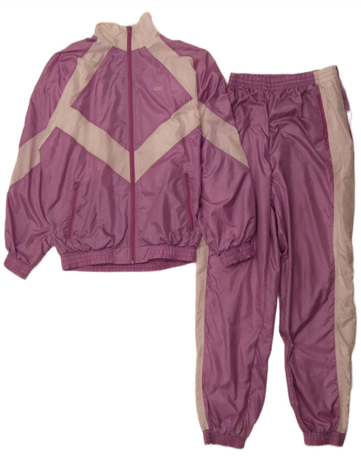 Kompletter Damen-Trainingsanzug von Etirel, EU 38, Mittelviolett, Colourblock-Nylon