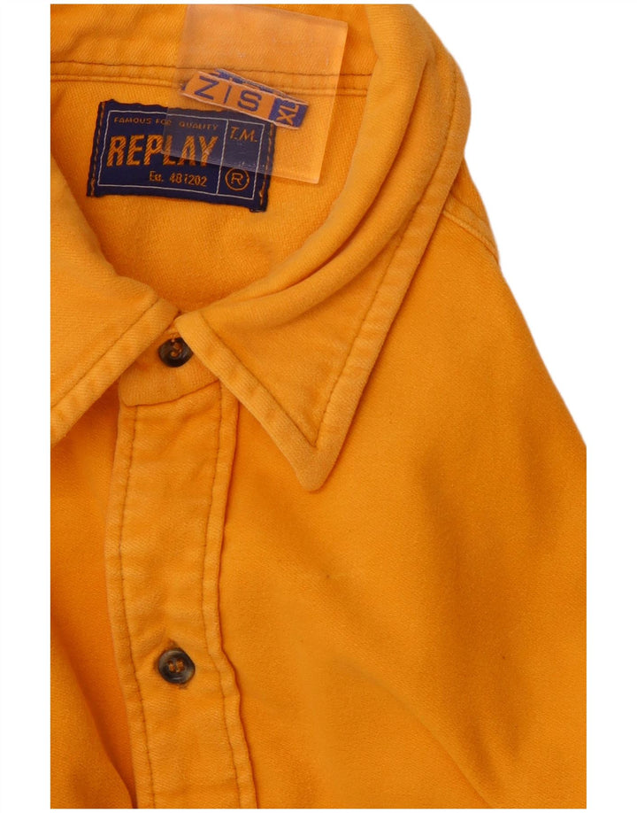 REPLAY Herren Flanellhemd XL Gelb