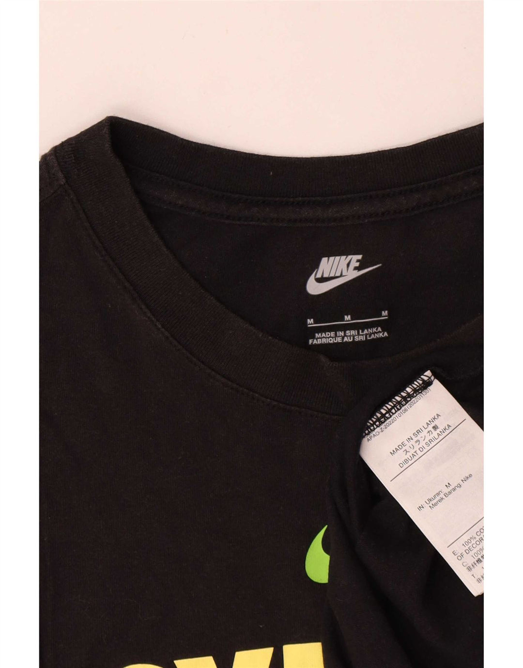 Nike Herren Sydney Thunder Grafik-T-Shirt aus mittelschwarzer Baumwolle