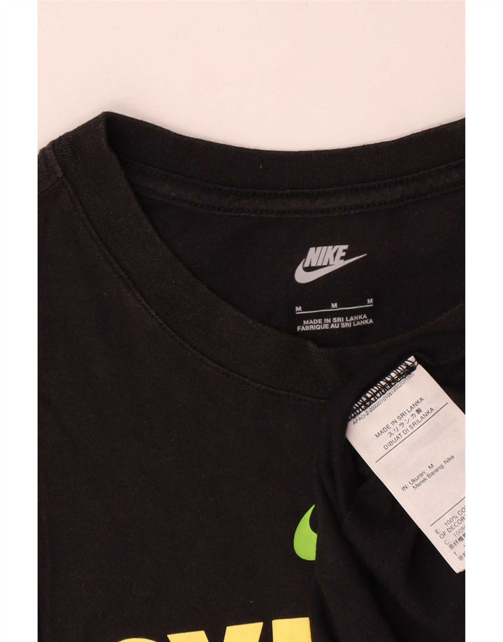 Nike Herren Sydney Thunder Grafik-T-Shirt aus mittelschwarzer Baumwolle