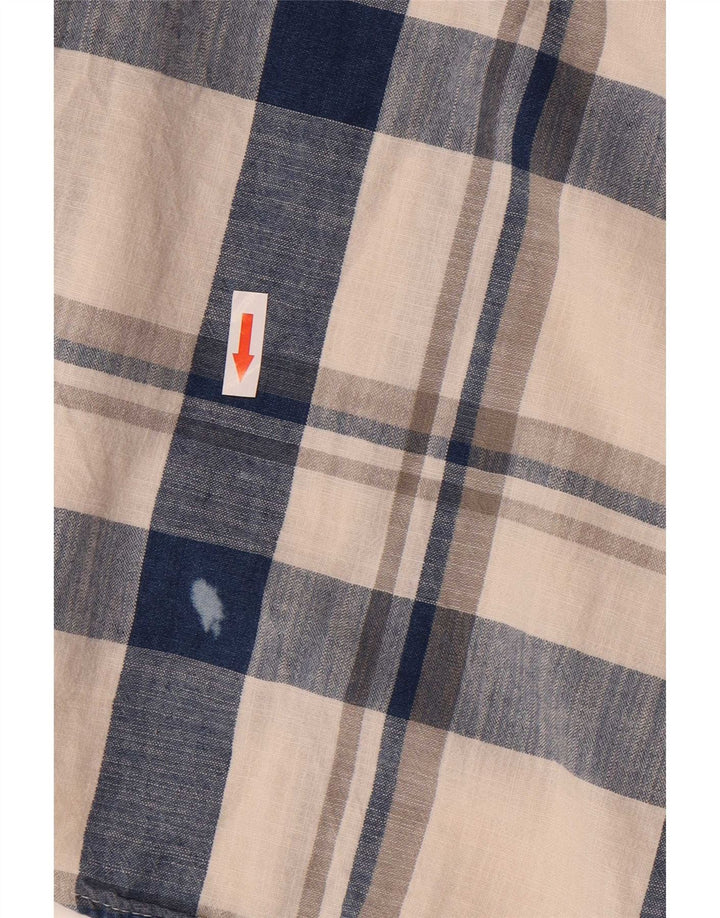 Wrangler Herrenhemd, groß, beige, kariert, Baumwolle
