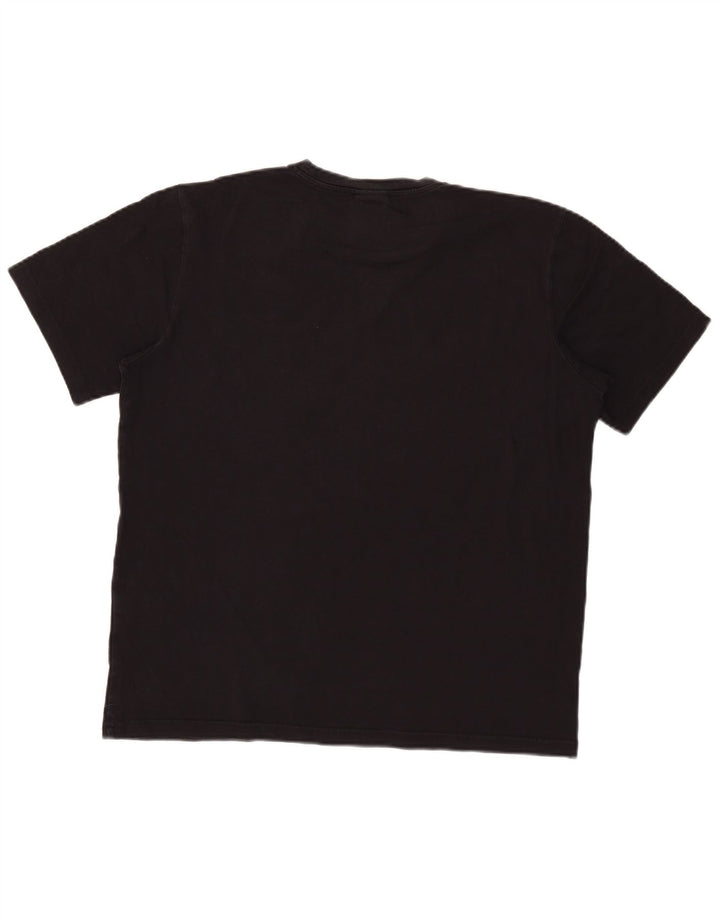 Champion Herren-T-Shirt mit Smiley-Grafik, Größe L, Schwarz