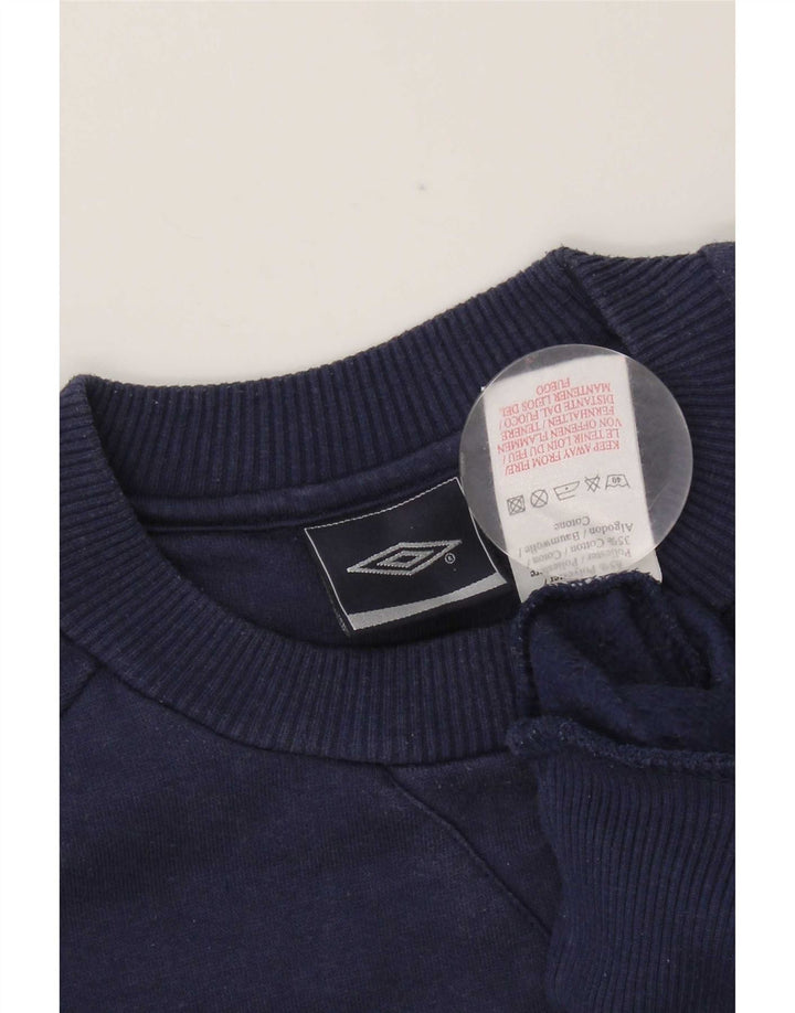 Umbro Jungen Sweatshirt Pullover 12-13 Jahre XL Marineblau Polyester