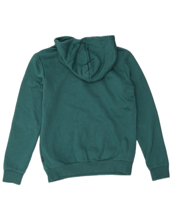 Puma Damen Kapuzenpullover UK 10 Small Grüne Baumwolle