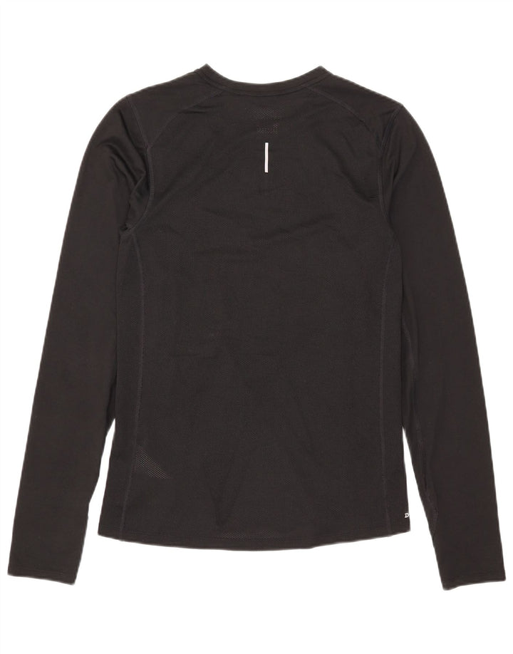 Nike Herren Dri Fit Top Langarm Small Schwarz Polyester