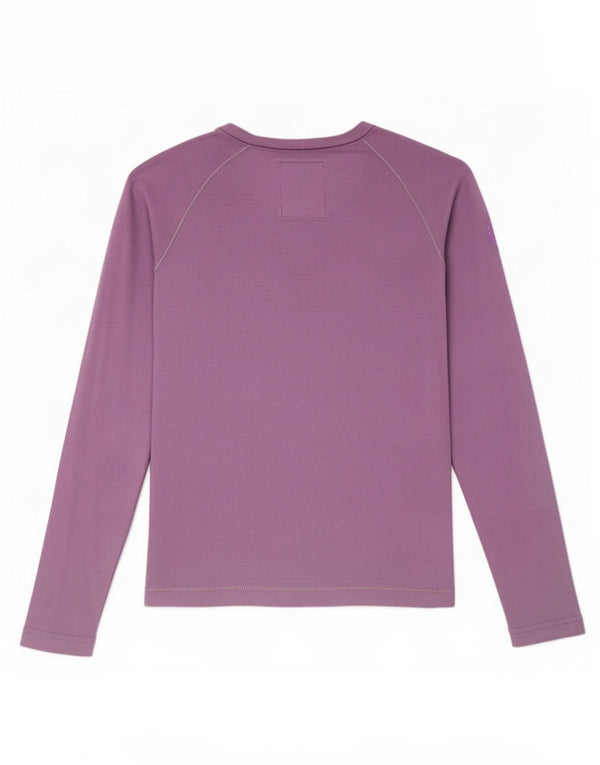 Champion Langarm-Top mit Grafik für Mädchen, 13–14 Jahre, XL, Lila, Farbblock