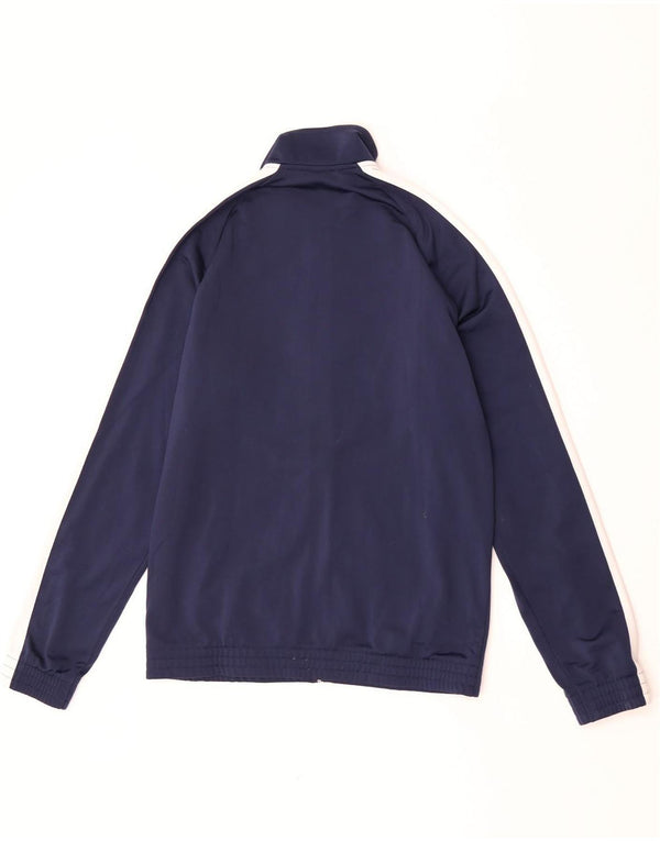 Puma Jungen Grafik-Trainingsanzug-Top-Jacke, 15–16 Jahre, Marineblau, Farbblock