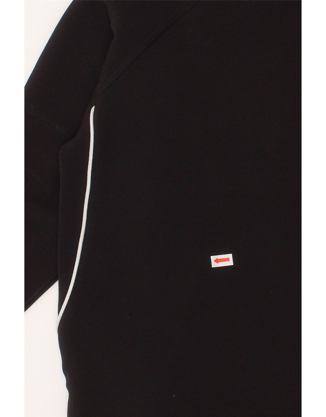 KAPPA Boys Tracksuit Top Jacket 7-8 Years Black Polyester Vintage Kappa and Second-Hand Kappa from Messina Hembry 