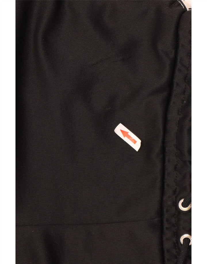 Nike Damen Graphic Sport Shorts UK 14 Mittelschwarzes Colourblock-Polyester