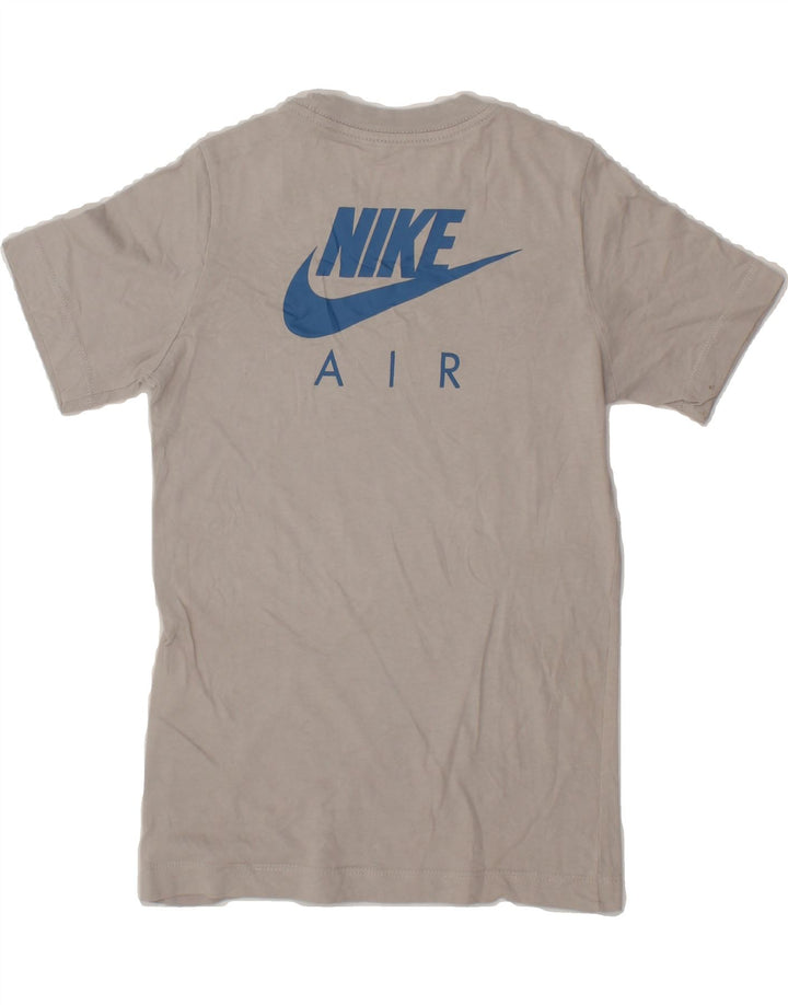 NIKE Boys Graphic T-Shirt Top 8-9 Years Small Grey Cotton Vintage Nike and Second-Hand Nike from Messina Hembry 