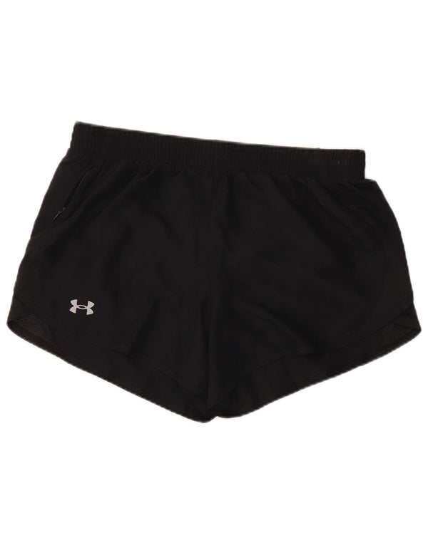 Under Armour Damen Loose Fit Sport Shorts UK 12 Medium Schwarz