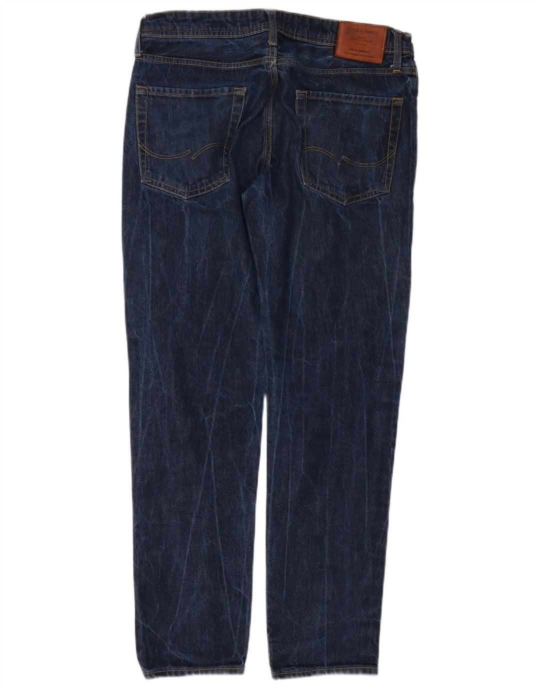 Jack & Jones Herren Slim Jeans W32 L32 Marineblau Baumwolle