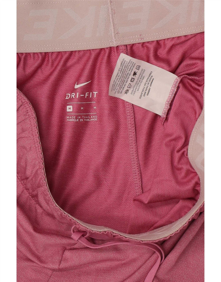 Nike Damen Dri Fit Sport Shorts UK 14 Mittelrosa Polyester