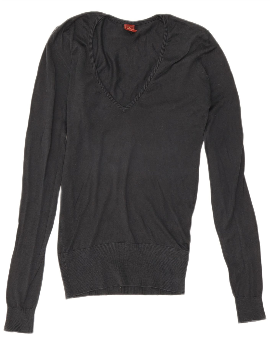 Dondup Damen-Pullover mit V-Ausschnitt, Gr. 10, Größe S, Schwarz