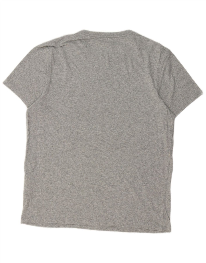 J. CREW Herren-T-Shirt mit Grafik, mittelgraue Baumwolle