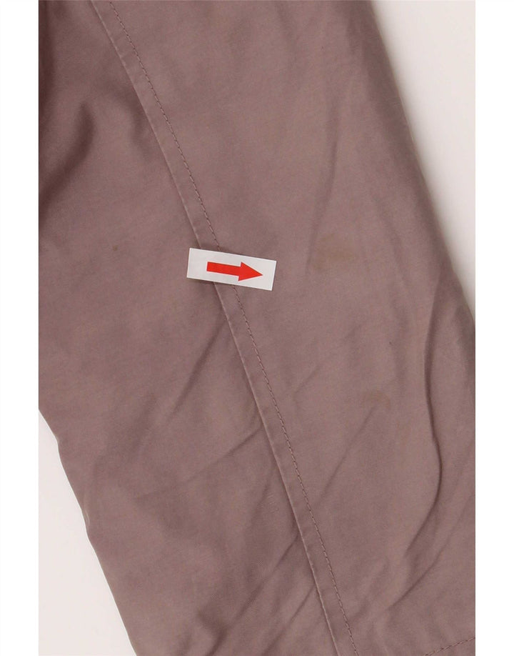 Firetrap Damen Bomberjacke UK 10 Small Graue Baumwolle
