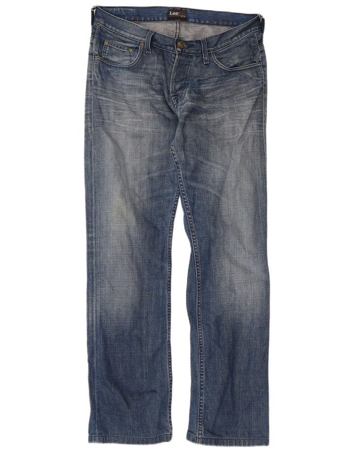 Lee Herren Straight Jeans W32 L31 Blau