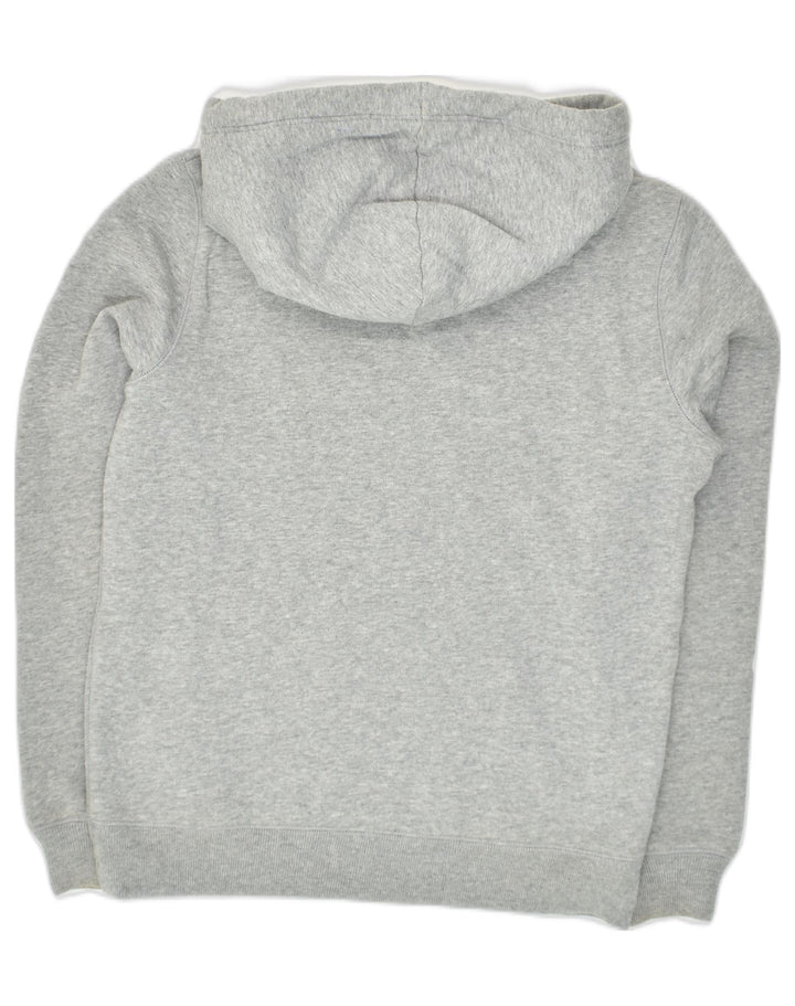 JACK WILLS Womens Graphic Hoodie Jumper UK 10 Small  Grey Polyester | Vintage Jack Wills | Thrift | Second-Hand Jack Wills | Used Clothing | Messina Hembry 