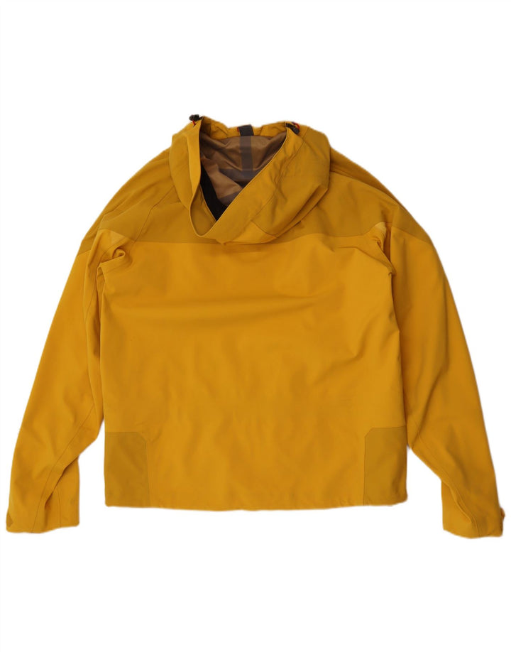 McKinley Herren-Regenjacke mit Kapuze, UK 38, Mittelgelb