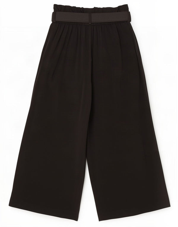 Zara Damen Pegged Cropped-Hose XS W24 L22 Schwarz