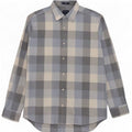 Gant Herren-Hemd mit normaler Passform, Größe 41/42, 16 1/2, große blaue Gingham-Baumwolle