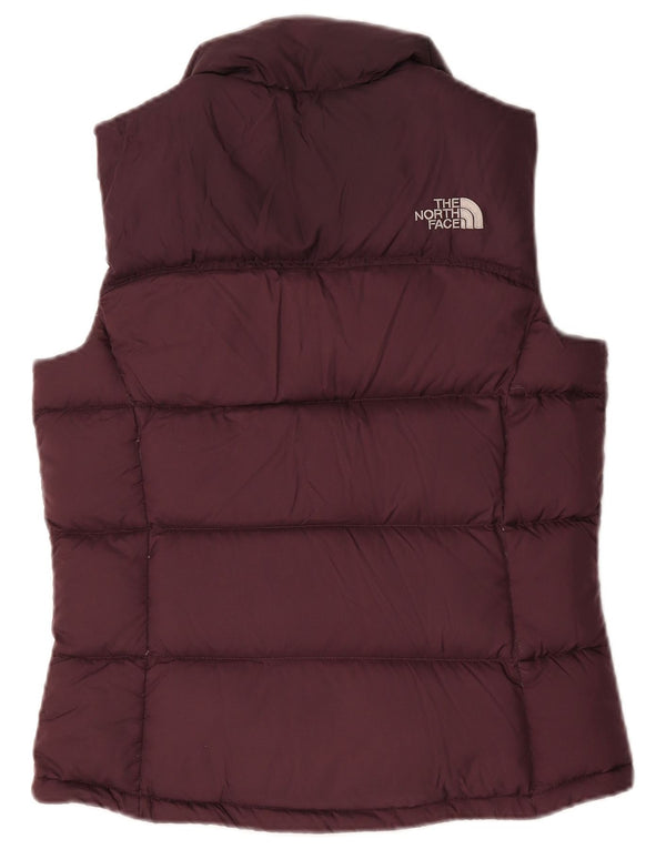 The North Face Damen Übergroße wattierte Weste UK 10 Small Burgunderrot Polyester