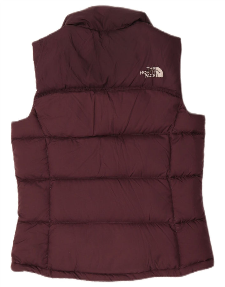 The North Face Damen Übergroße wattierte Weste UK 10 Small Burgunderrot Polyester