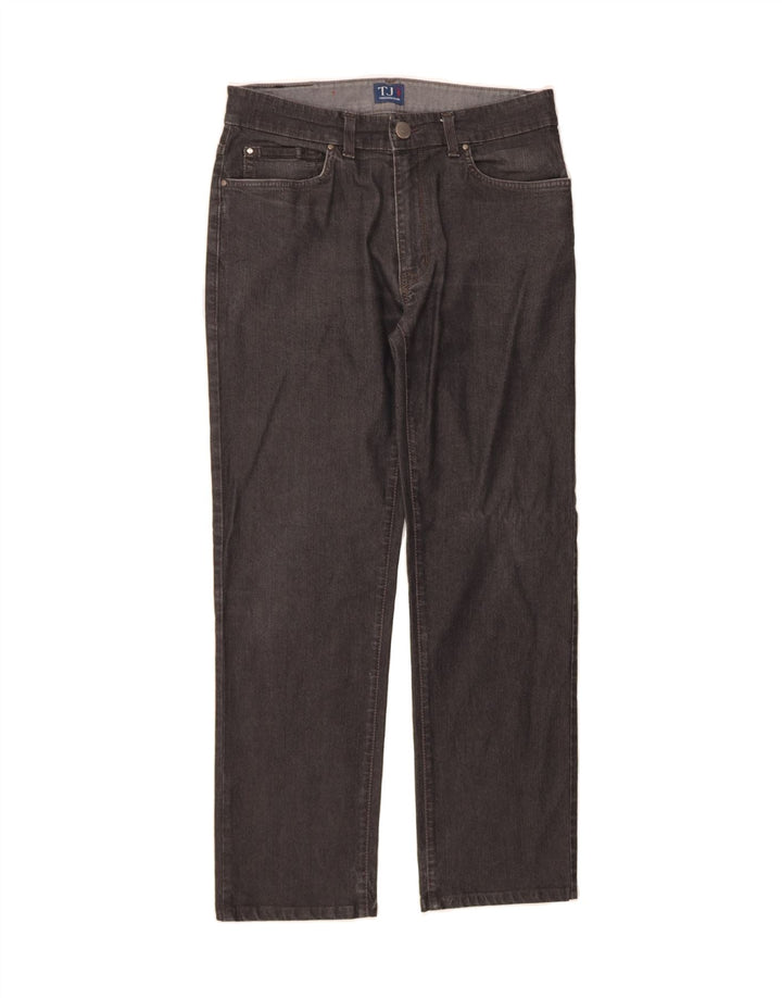 TRUSSARDI Mens Straight Jeans W31 L29 Grey Cotton Vintage Trussardi and Second-Hand Trussardi from Messina Hembry 