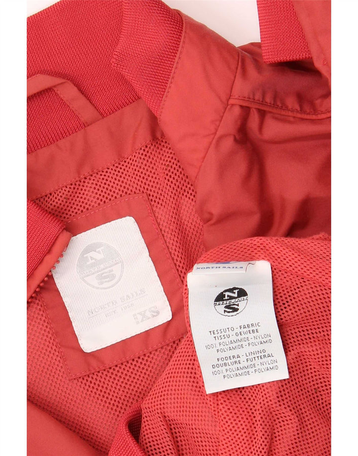 North Sails Herren Bomberjacke UK 34 XS Rot Polyamid