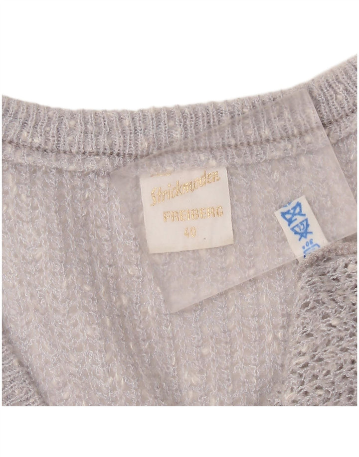 Strickmoden Damen Tanktop mit lockerer Passform, EU 40, Mittelsilber