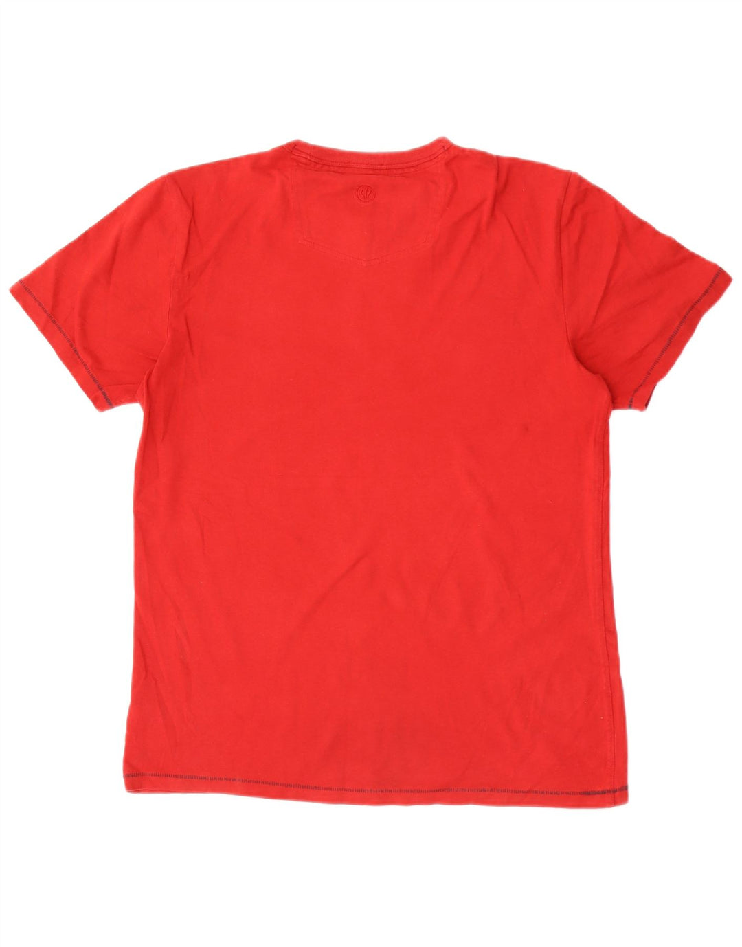 Fat Face Herren-T-Shirt mit Grafik, mittelrote Baumwolle