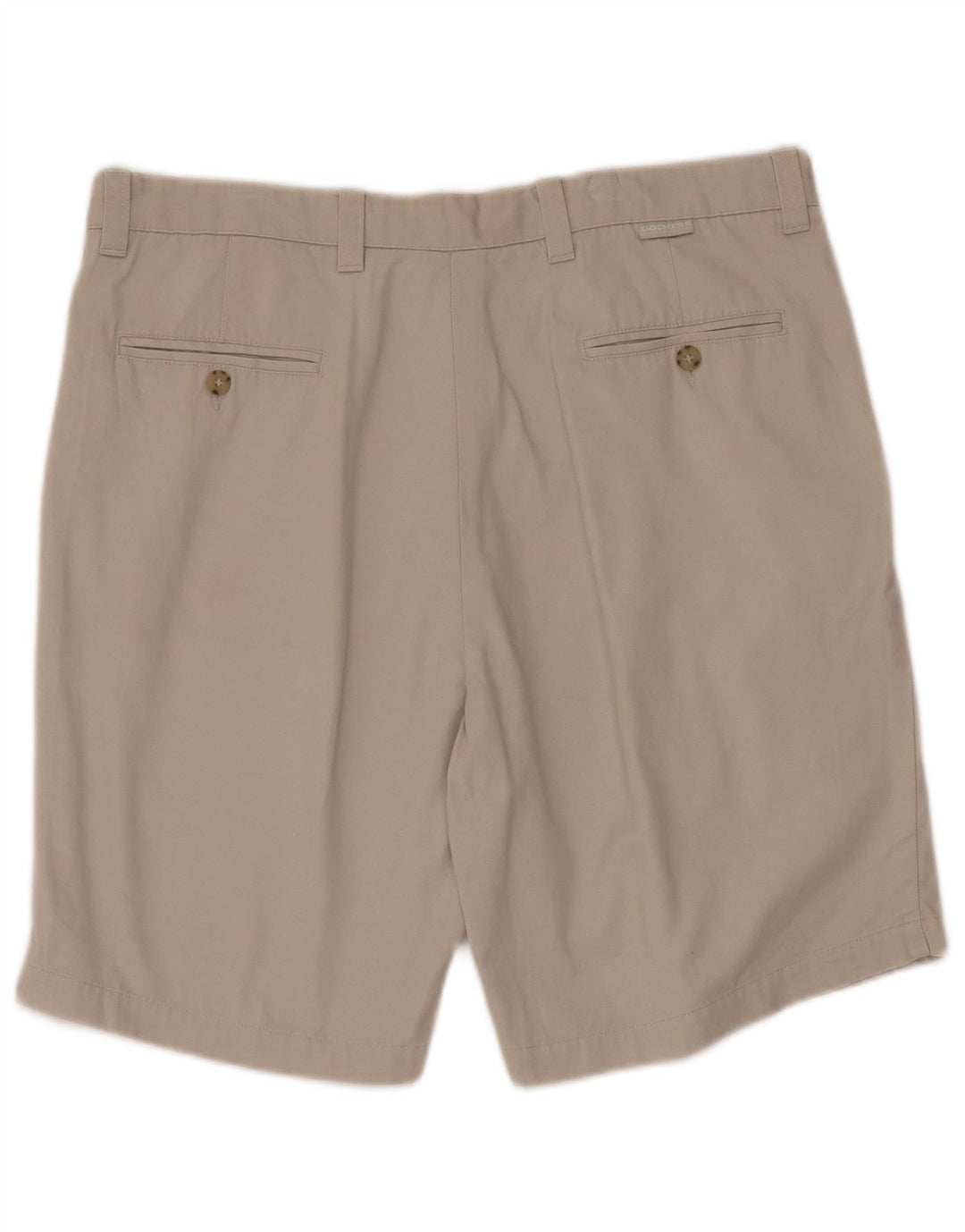 DOCKERS Herren Pegged Chino Shorts W36 Large Beige Baumwolle