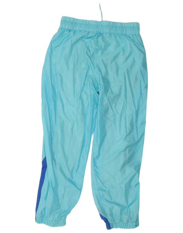 Vintage Damen Trainingshose 2XL Blau Colourblock Polyamid