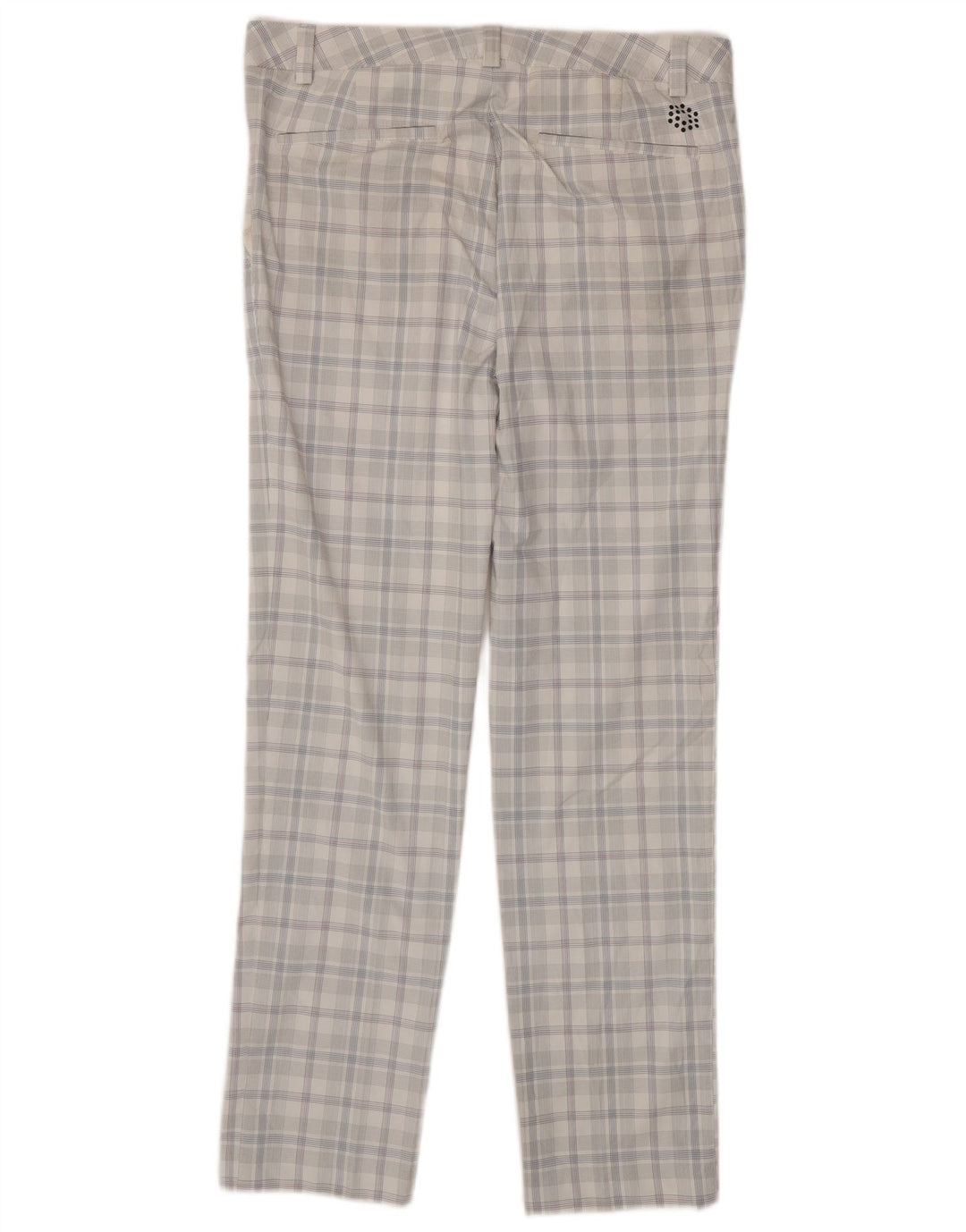 PUMA Slim Chino-Hose für Herren, W34, L34, weiß kariertes Polyester