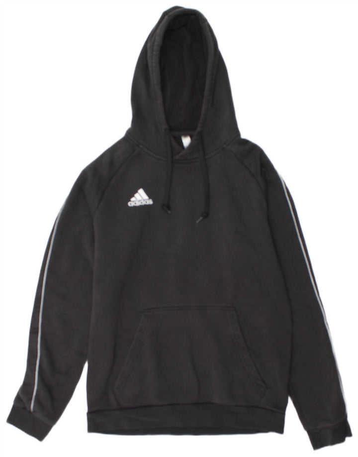 Adidas Herren Kapuzenpullover Mittelschwarz Baumwolle