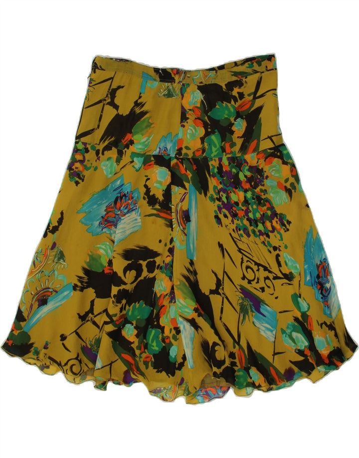 VINTAGE Womens Abstract Pattern A-Line Skirt W32 Large Multicoloured Vintage Vintage and Second-Hand Vintage from Messina Hembry 