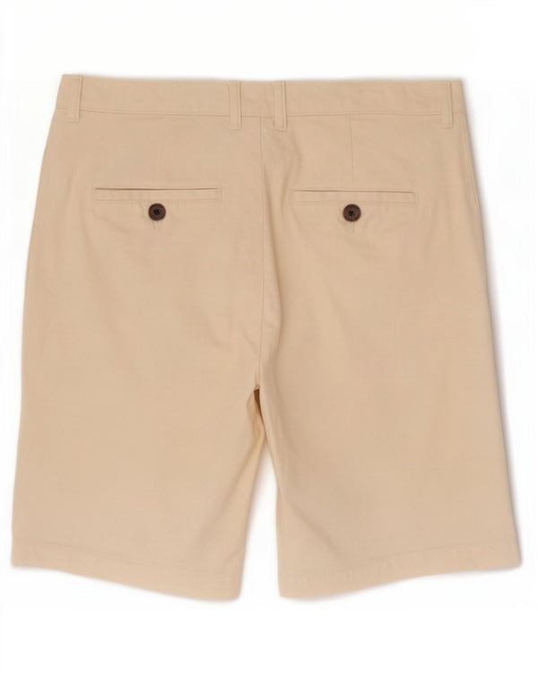 Superdry Damen Chinoshorts UK 14 Large W34 Beige Baumwolle
