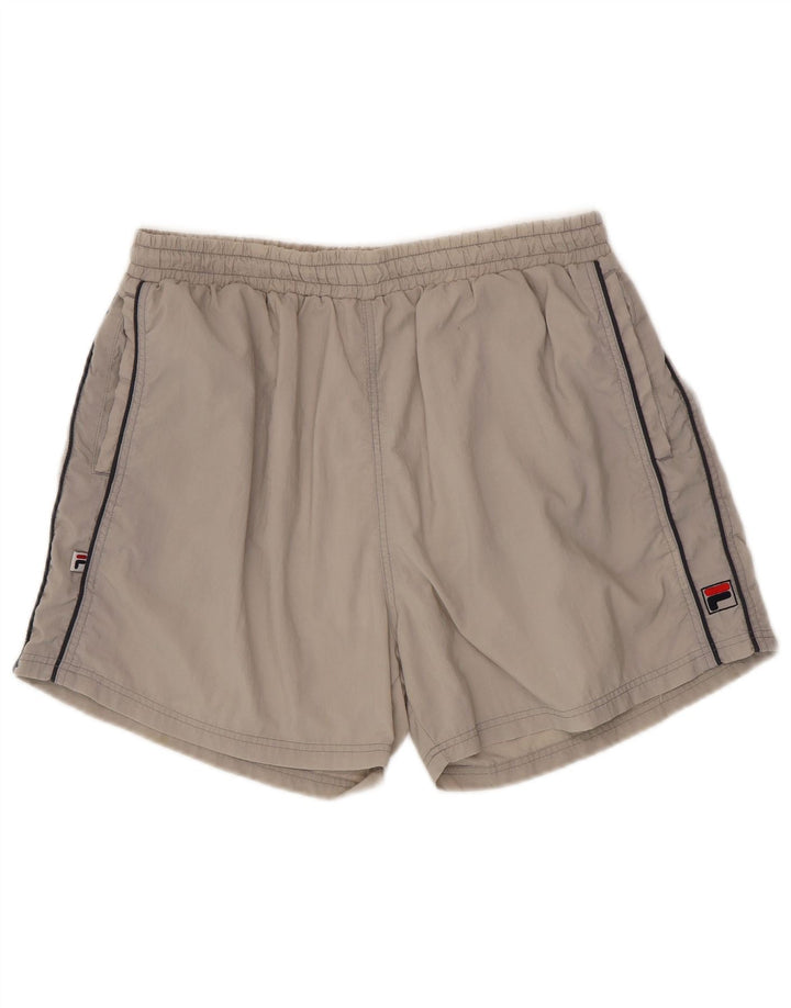 Fila Herren Sportshorts Small Grau