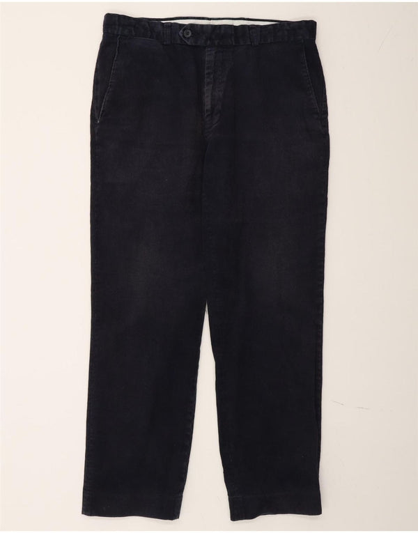 James Pringle Herren gerade Cordhose W34 L29 marineblaue Baumwolle