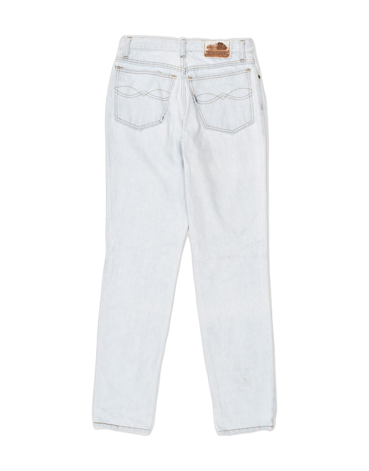 VINTAGE Womens Slim Jeans W28 L30 Blue | Vintage | Thrift | Second-Hand | Used Clothing | Messina Hembry 