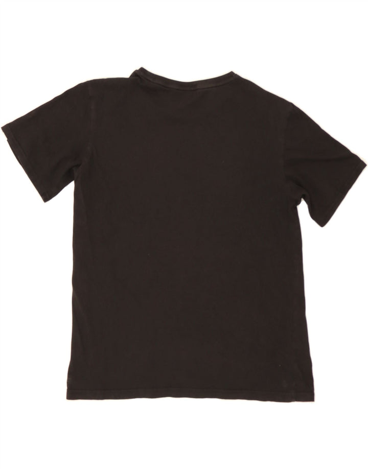 PUMA Womens Oversized Graphic T-Shirt Top UK 10 Small Black Vintage Puma and Second-Hand Puma from Messina Hembry 