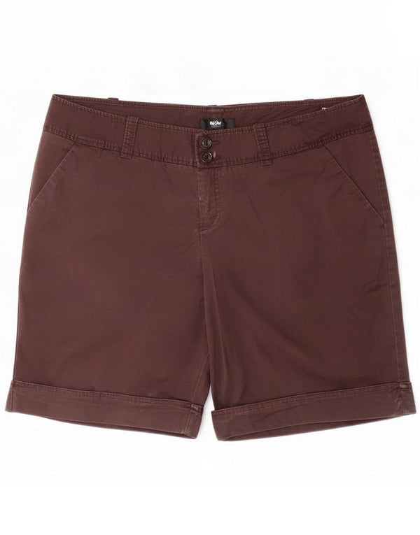 Mossimo Damen Chino-Shorts US 14 XL W34 Braune Baumwolle