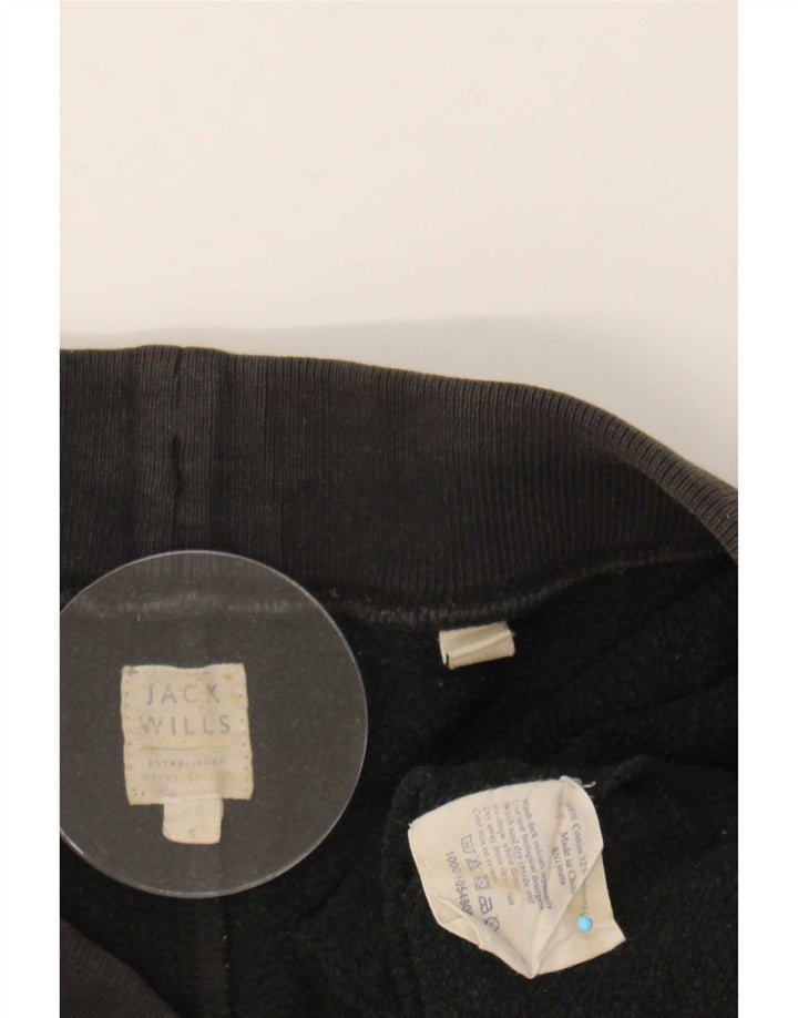 Jack Wills Herren-Sportshorts, Größe S, aus schwarzer Baumwolle